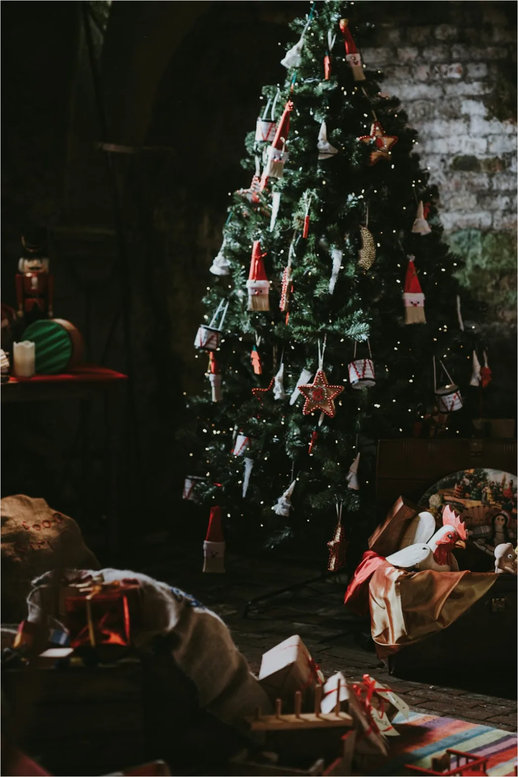 Pile Of Wrapped Gifts Under Tree 1b26