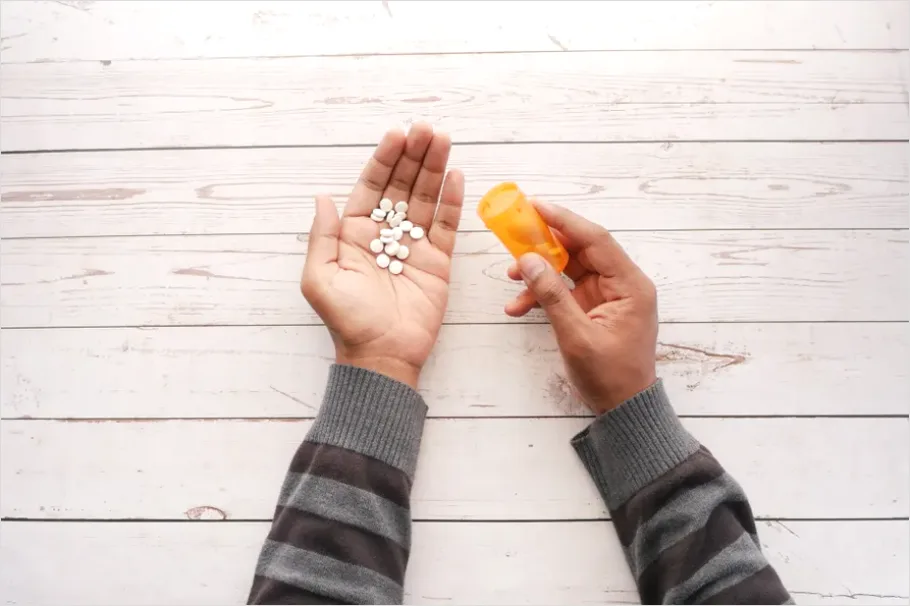 Detail Pill Bottles And Prescription Flat Lay Number 10