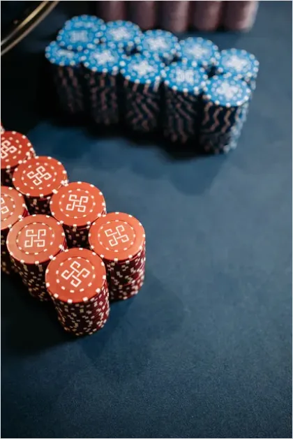 Detail Poker Chips On Table Photo Number 4