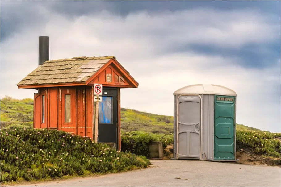 Detail Portable Toilets Festival Grounds Photo Number 15