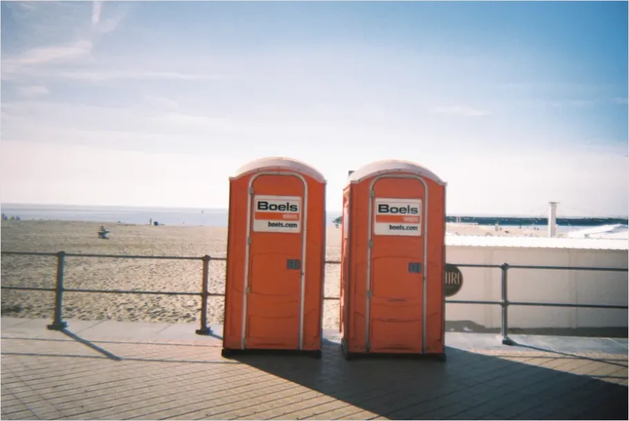 Detail Portable Toilets Festival Grounds Photo Number 7