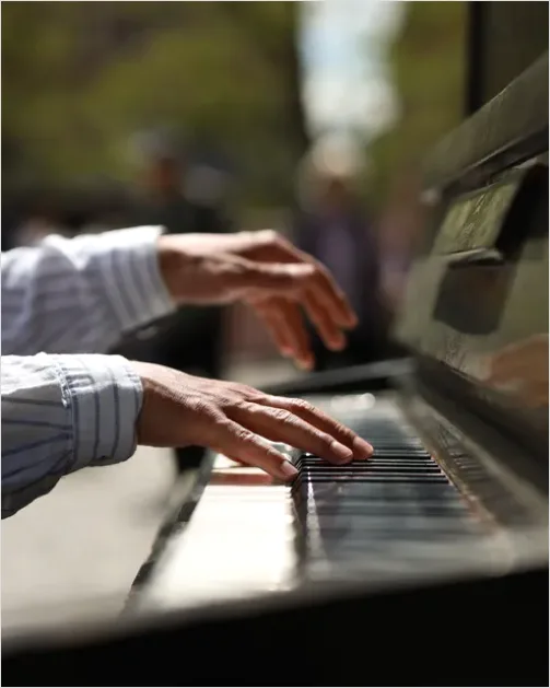 Detail Public Piano Street Performance Photo Number 14