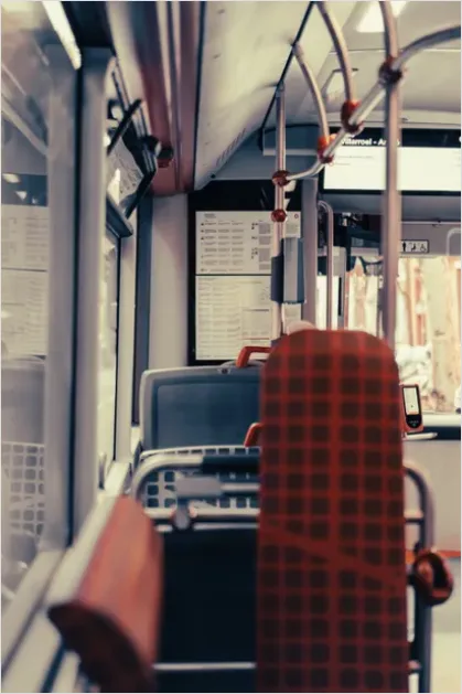 Detail School Bus Interior Empty Seats Photo Number 11