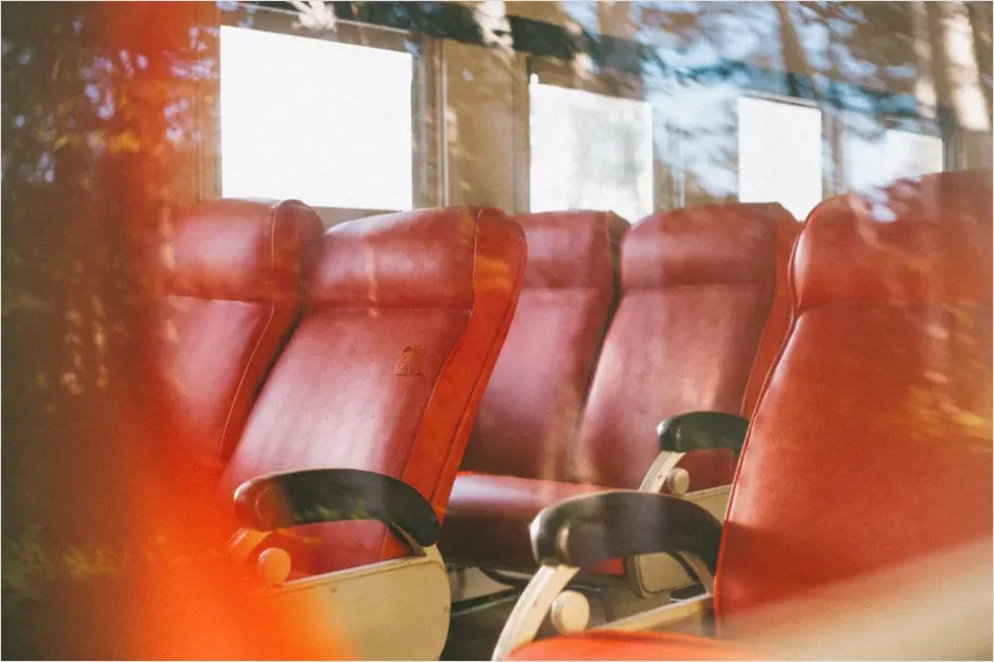 Detail School Bus Interior Empty Seats Photo Number 12