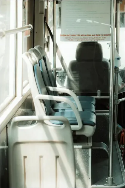 Detail School Bus Interior Empty Seats Photo Number 13