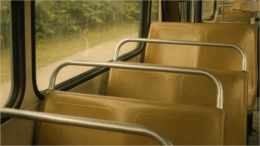 Detail School Bus Interior Empty Seats Photo Number 4