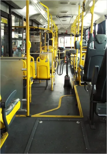 Detail School Bus Interior Empty Seats Photo Number 6
