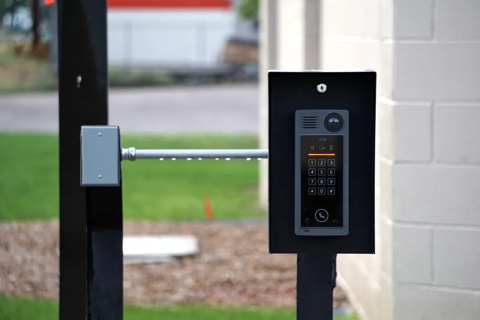 Detail Smart Door Lock Keypad Close Up Number 13