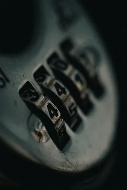 Detail Smart Door Lock Keypad Close Up Number 15