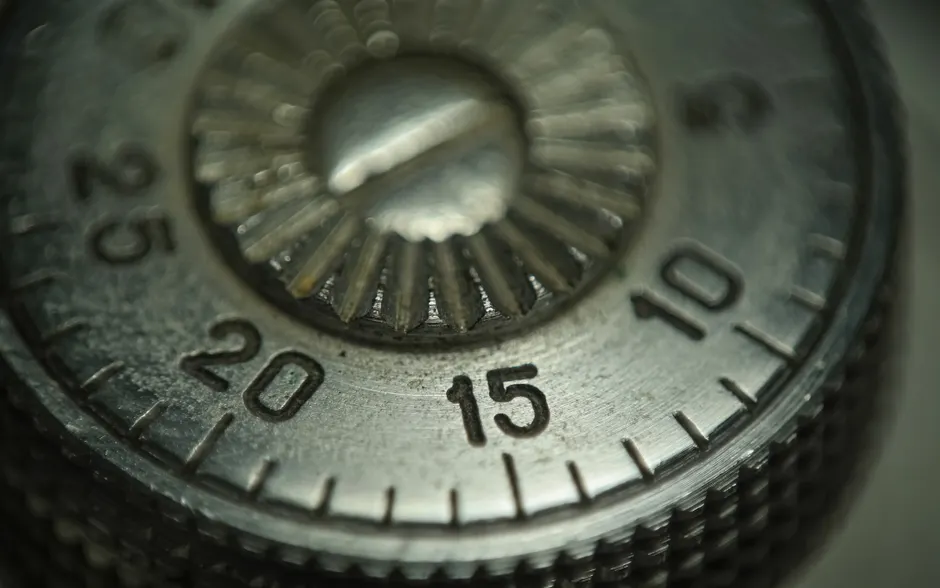 Detail Smart Door Lock Keypad Close Up Number 10