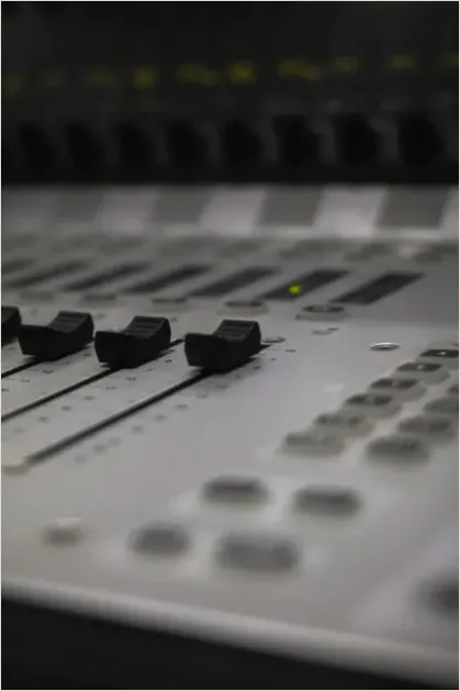 Sound Technician Theater Mixing Board Photo 40c9