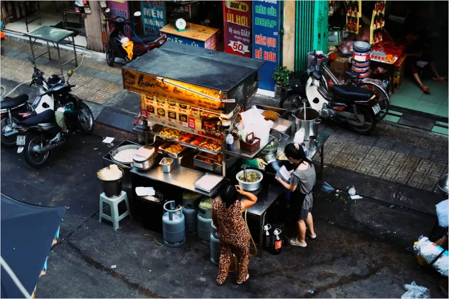 Street Food Stall Cooking Photo 3e64
