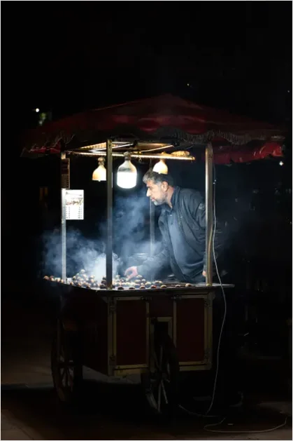 Detail Street Food Stall Cooking Photo Number 16