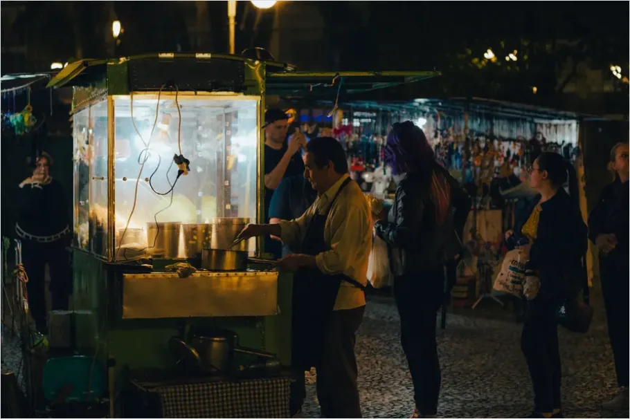 Detail Street Food Stall Cooking Photo Number 5