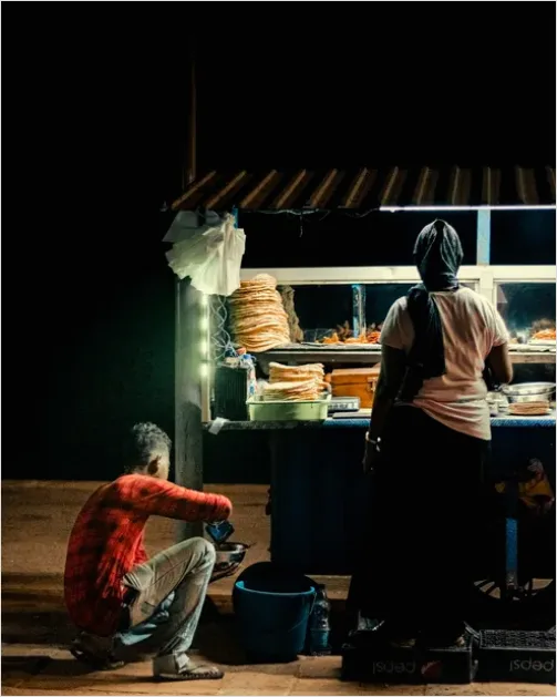 Detail Street Food Stall Cooking Photo Number 10