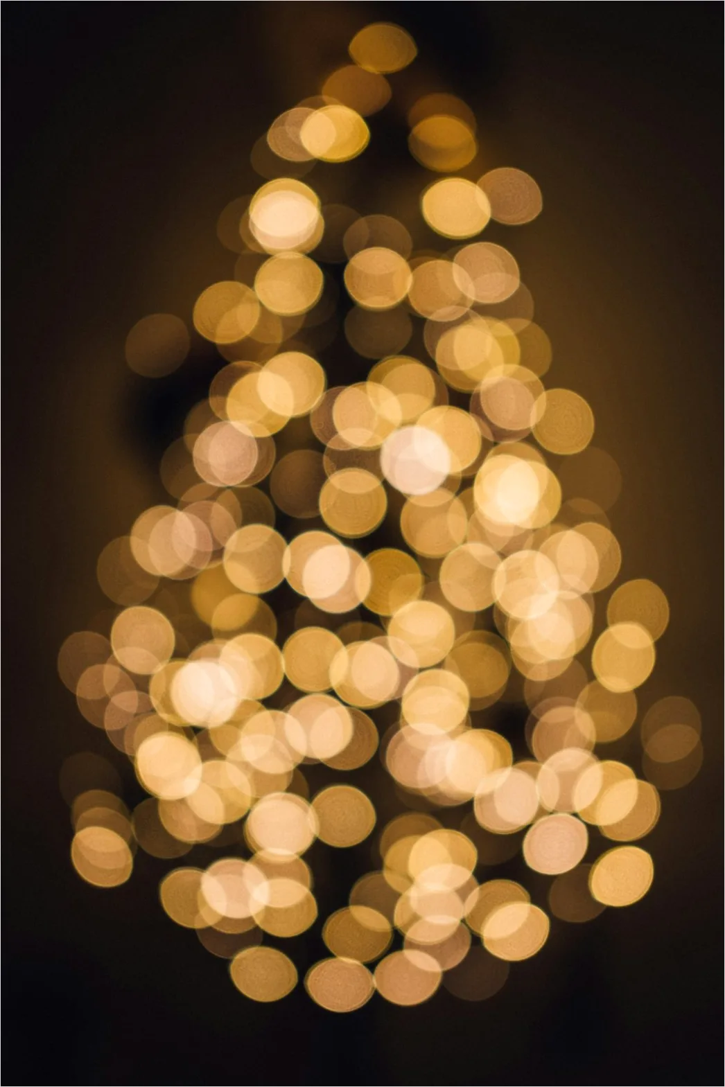 Detail String Lights Bokeh Warm Glow Background Number 13