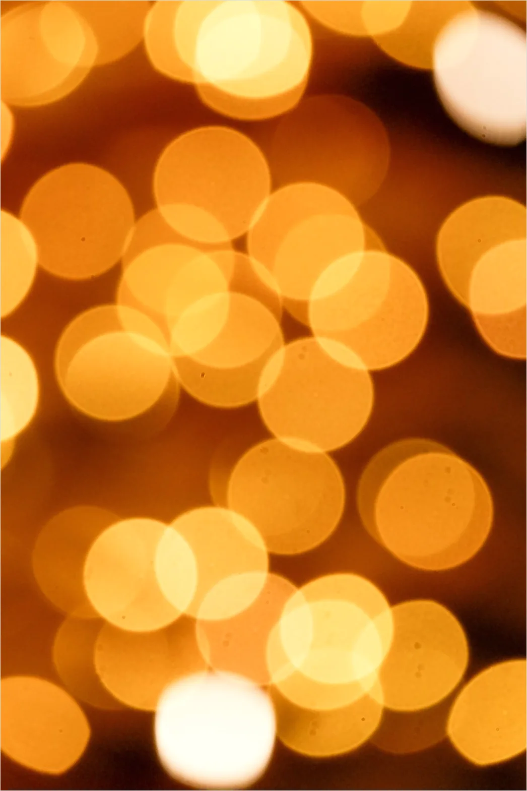 Detail String Lights Bokeh Warm Glow Background Number 15