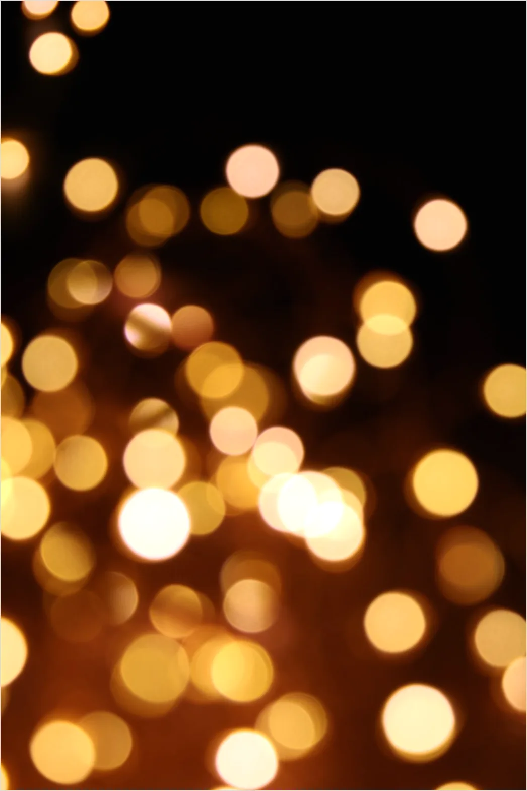 Detail String Lights Bokeh Warm Glow Background Number 5