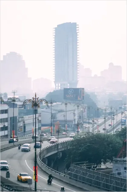 Detail Summer Heat City Street Haze Photo Number 2