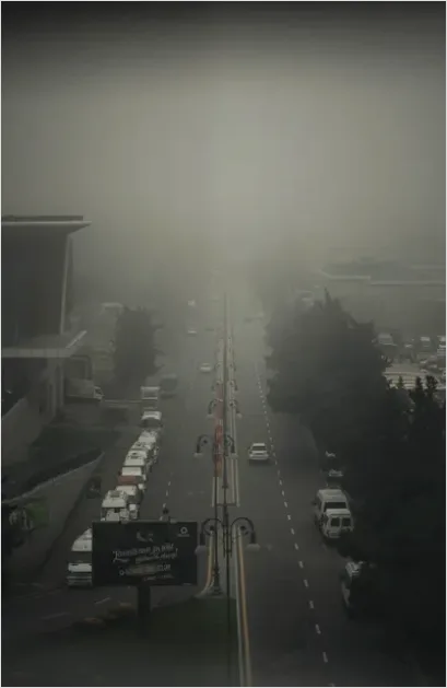 Detail Summer Heat City Street Haze Photo Number 12