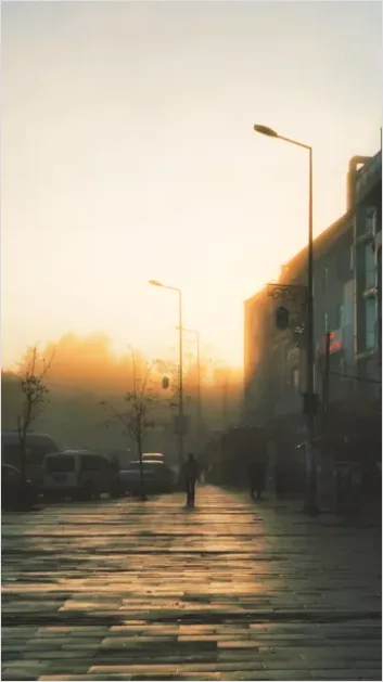 Detail Summer Heat City Street Haze Photo Number 16