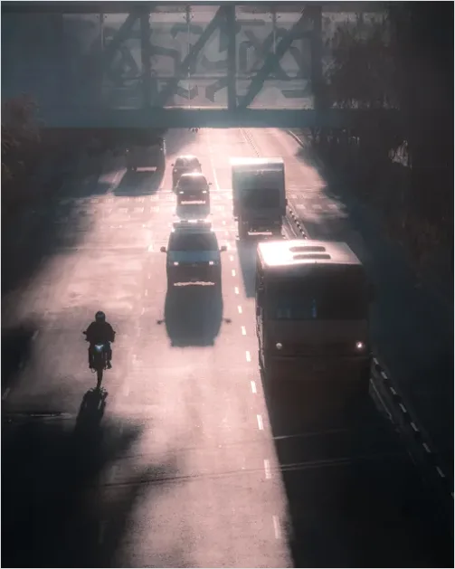 Detail Summer Heat City Street Haze Photo Number 4