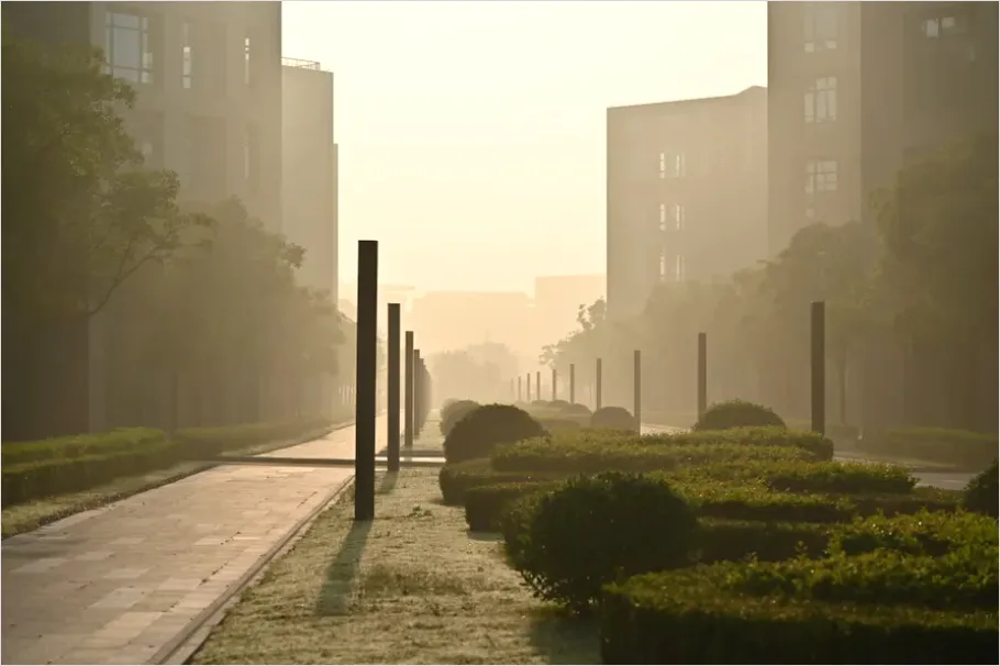 Detail Summer Heat City Street Haze Photo Number 5