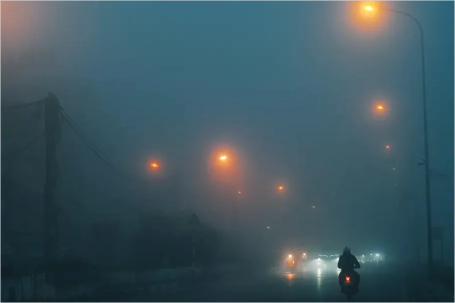Detail Summer Heat City Street Haze Photo Number 8