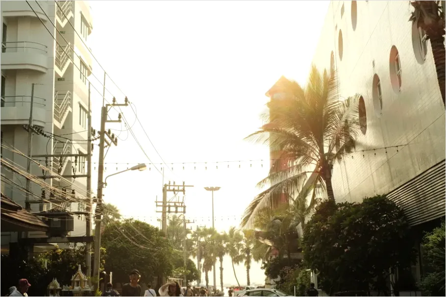 Detail Summer Heat City Street Haze Photo Number 9