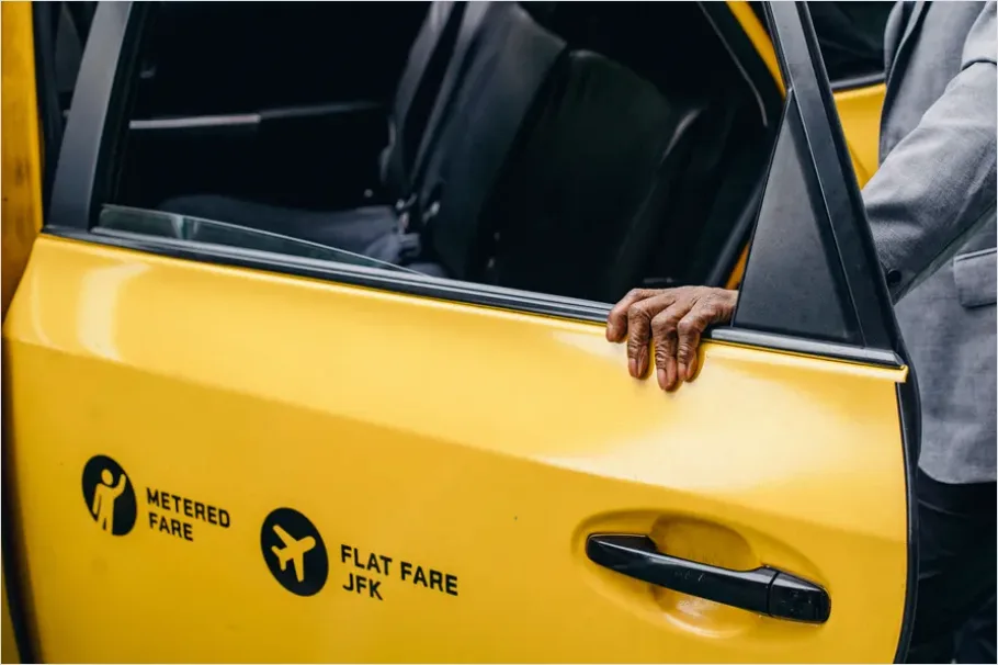 Detail Taxi Meter In Car Interior Photo Number 16