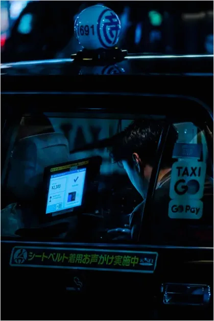 Detail Taxi Meter In Car Interior Photo Number 9