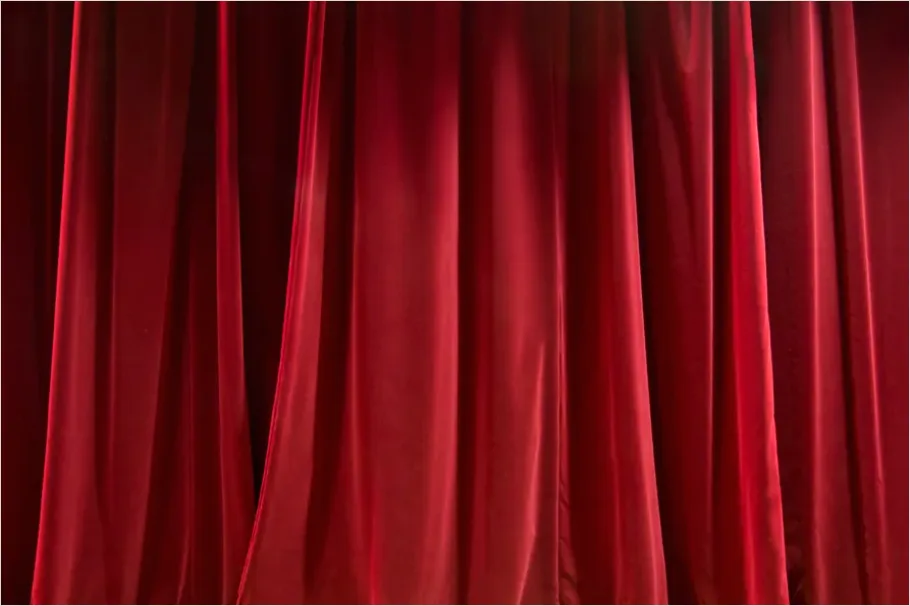Detail Theater Stage Curtain Spotlight Photo Number 14