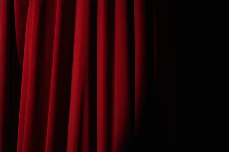 Detail Theater Stage Curtain Spotlight Photo Number 9