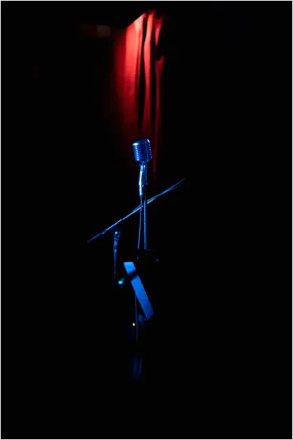 Detail Theater Stage Curtain Spotlight Photo Number 10