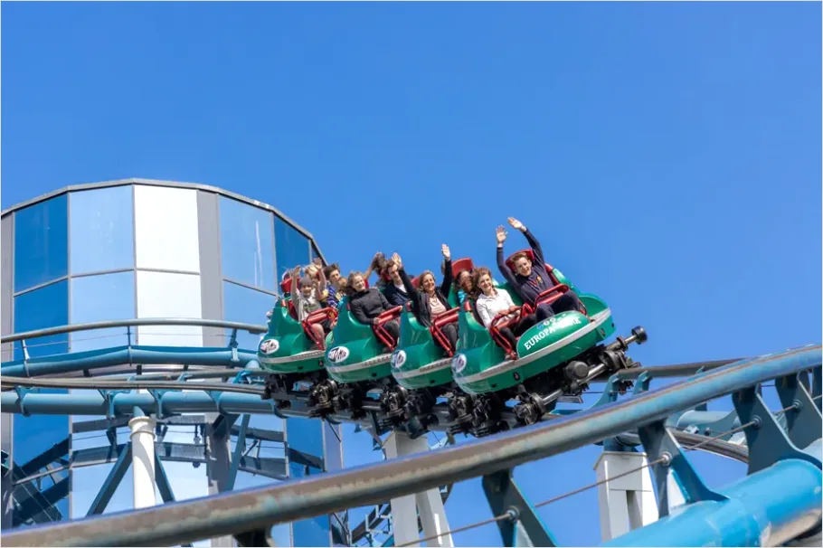 Detail Theme Park Roller Coaster Action Photo Number 2
