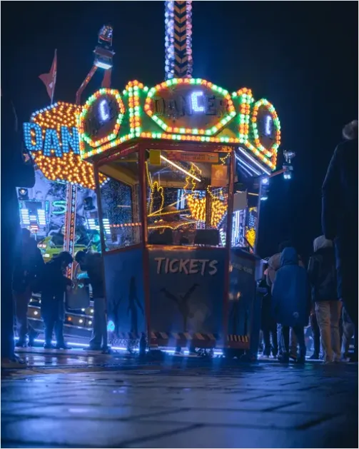 Detail Ticket Strips Carnival Close Up Photo Number 11