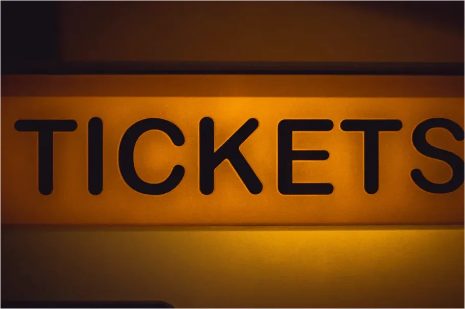 Detail Ticket Strips Carnival Close Up Photo Number 4
