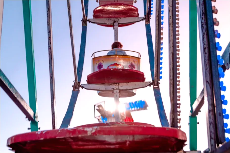Detail Ticket Strips Carnival Close Up Photo Number 5