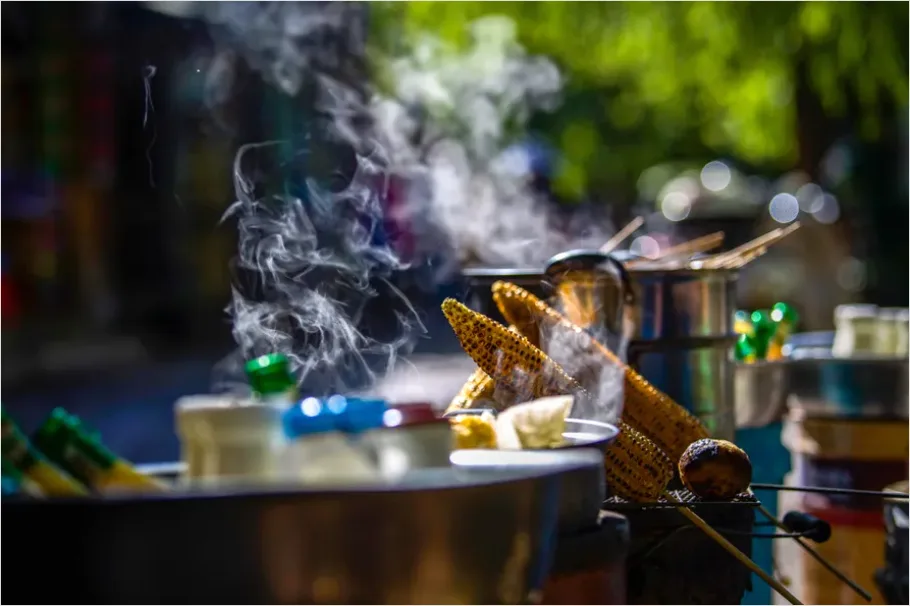 Detail Urban Street Vendor Close Up Photo Number 15