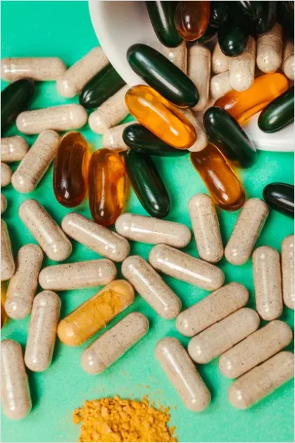 Detail Vitamins Supplements Display Shelf Close Up Number 4