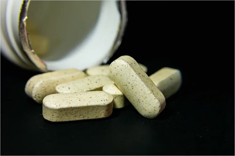 Detail Vitamins Supplements Display Shelf Close Up Number 8