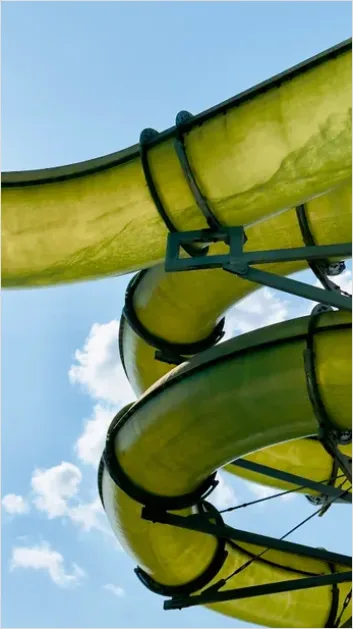 Detail Water Park Slide Splashing Photo Number 15