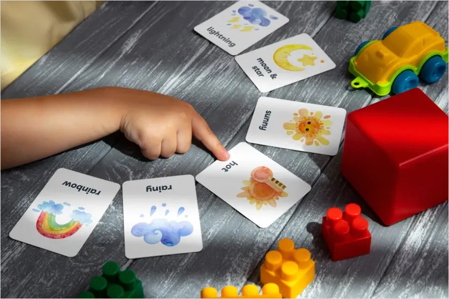 Detail Alphabet Flashcards Learning Game Top View Number 5