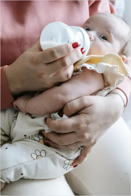 Detail Baby Bottle Feeding Close Up Detail Number 6
