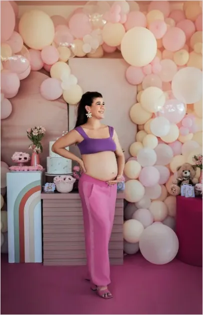 Detail Baby Shower Decorations Balloon Arch Pastel Number 3