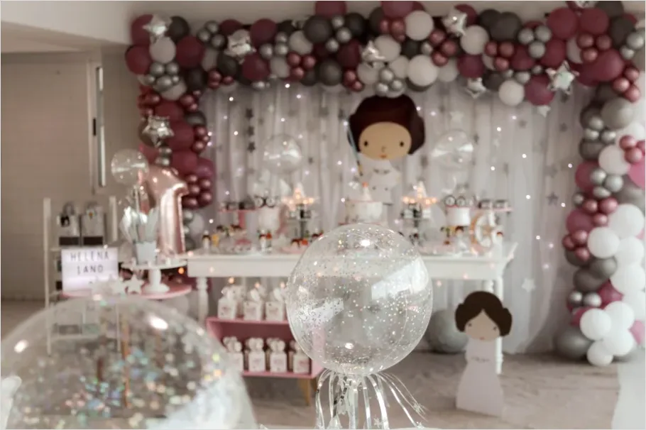 Detail Balloon Garland Event Backdrop Photo Number 2