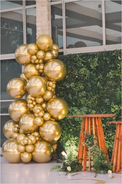 Detail Balloon Garland Event Backdrop Photo Number 6
