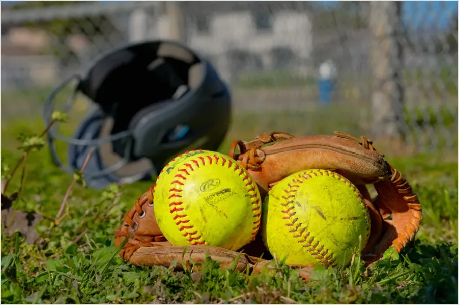 Detail Baseball Glove And Ball Number 16