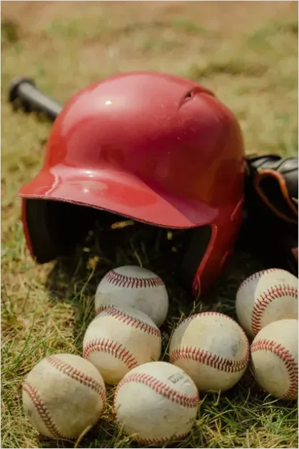 Detail Baseball Glove And Ball Number 6