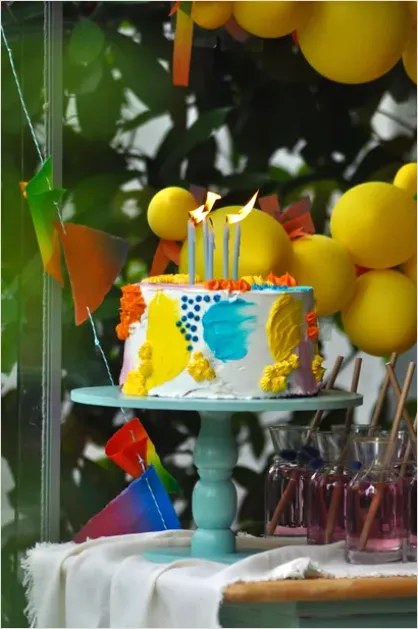 Detail Birthday Candles On Cake Stand Number 2